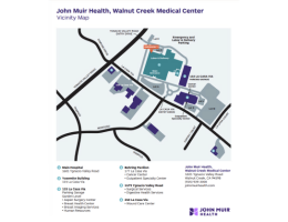 John Muir Health Vicinity Map John Muir Health Walnut Creek Vicinity Map